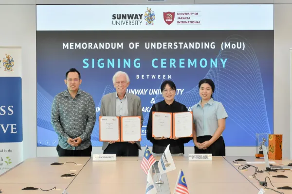 Sunway University & Universitas Jakarta Internasional