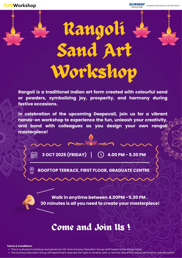 Rangoli Sand Art Workshop
