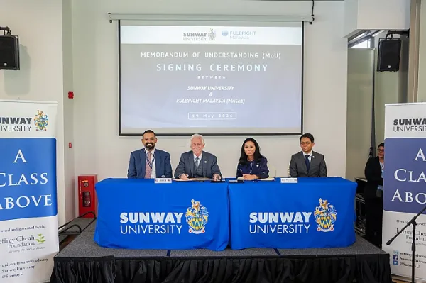 MoU signing between Sunway University and Fullbright Malaysia (Malaysian - American Commision on Educational Exchange (MACEE))