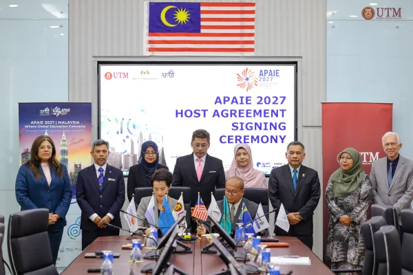 APAIE 2027 Host Agreement Signing Ceremony