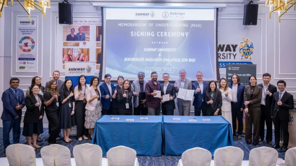 Sunway University Signs MoU with Boehringer Ingelheim: Advancing Pharmaceutical Education & Research