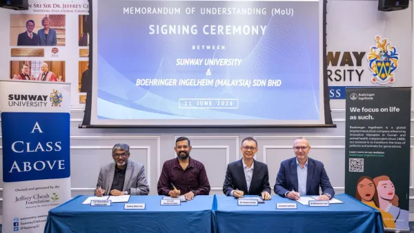 Sunway University Signs MoU with Boehringer Ingelheim: Advancing Pharmaceutical Education & Research