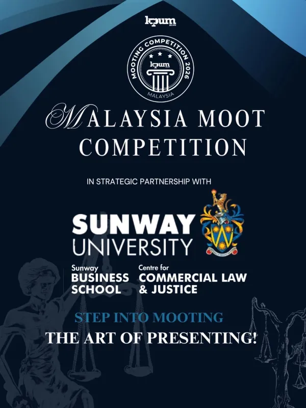Sunway University Hosts KPUM Malaysian Moot Competition Rounds