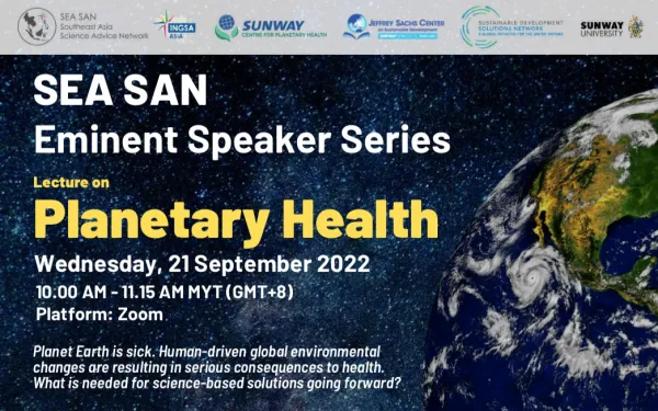  Virtual Lecture on Planetary Health