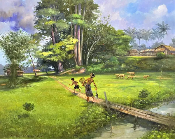 Morning Catch, Amirudin Ariffin, 2020, Private Collection