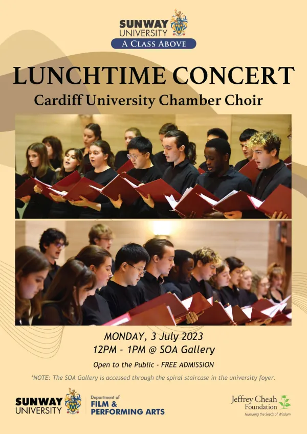 Lunchtime Concert: Cardiff University Chamber Choir