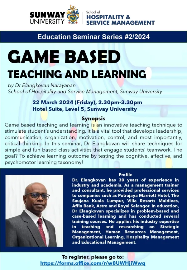 Game Based Teaching and Learning