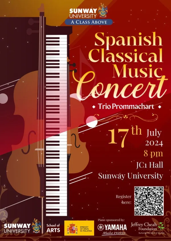 Spanish Classical Music Concert, featuring the Prommachart Trio