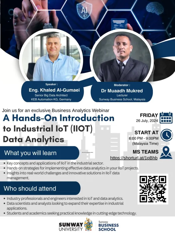 Business Analytics Webinar: Unlock the Potential of IIoT Data Analytics