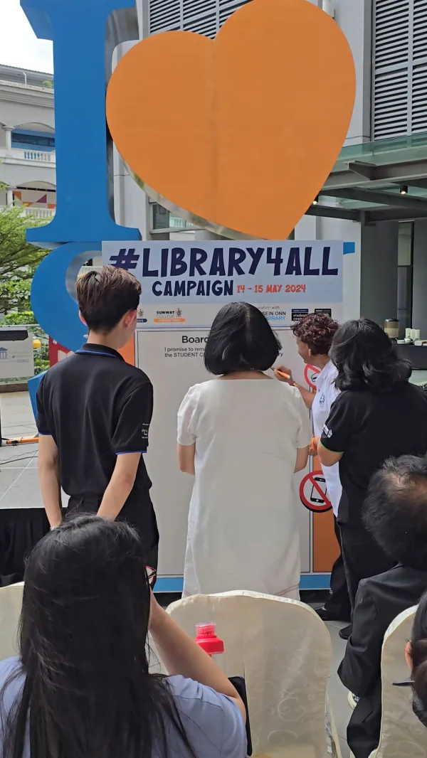 Library Campaign Promotes Respectful Conduct with 'Board of Promises