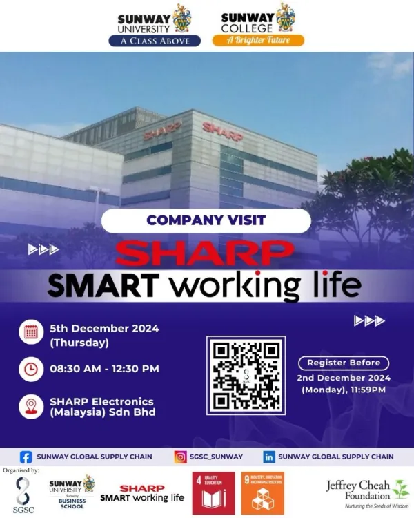 Company Visit to SHARP Electronics Malaysia