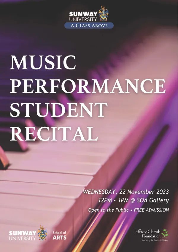 Concert: Recital by Music Performance Student