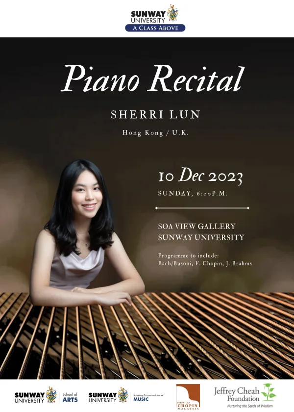 Piano Recital by Sherri Lun