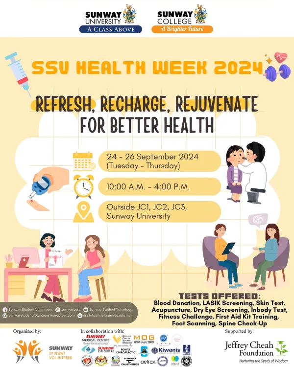 SSV Health Week 2024: Refresh, Recharge, Rejuvenate for Better Health