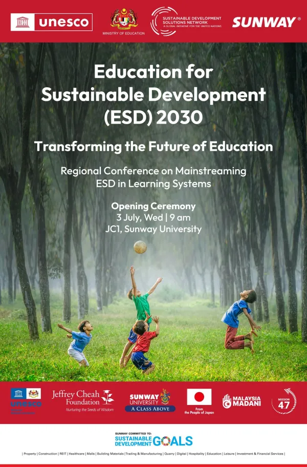 Opening of 'Education for Sustainable Development (ESD) 2030'