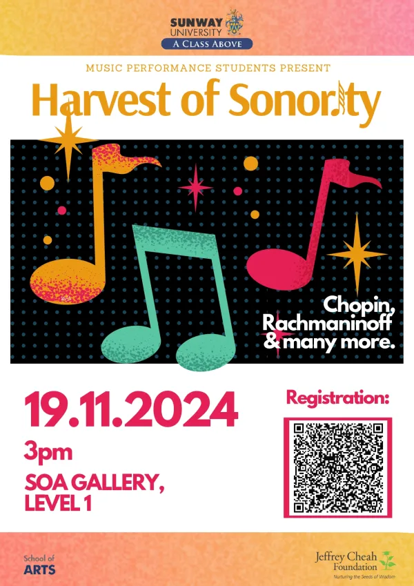 Harvest of Sonority - Music Performance Student Recital