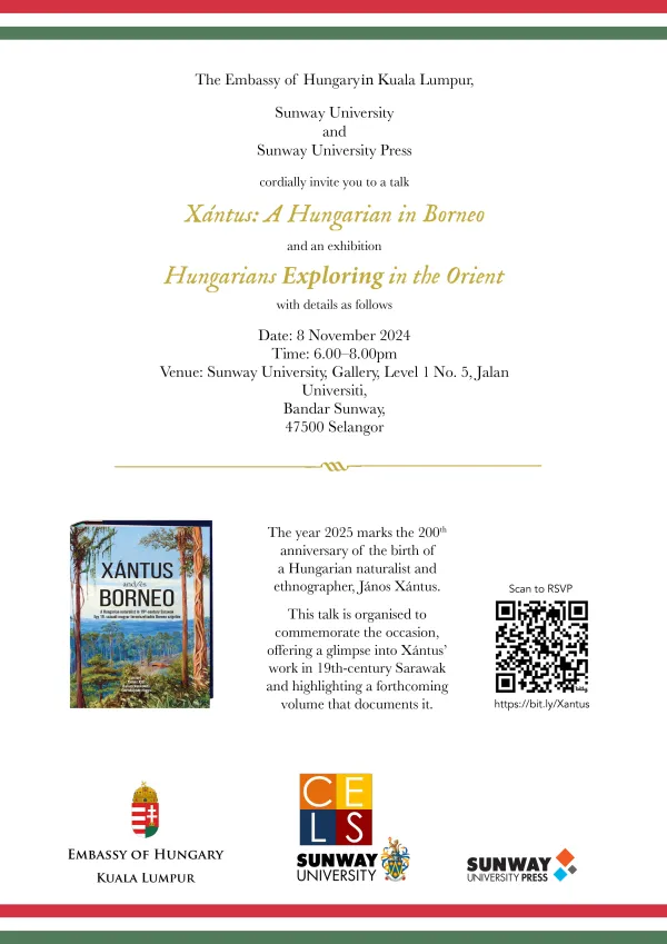 Special event in celebration of János Xántus, the renowned Hungarian naturalist and ethnographer