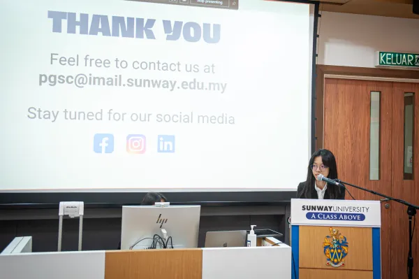 Sunway University Postgraduate Student Council Installation Ceremony