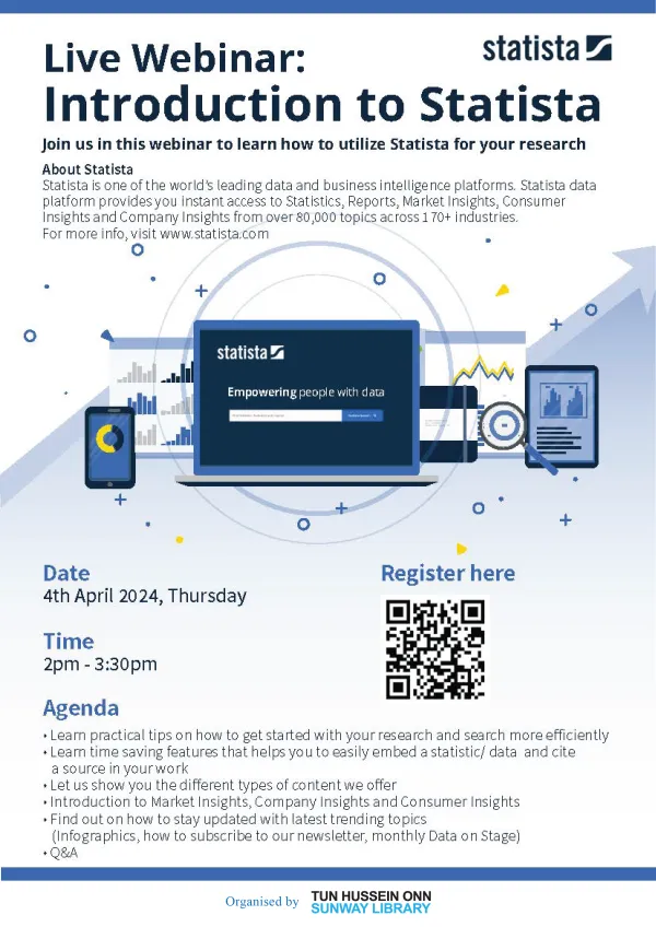 Live Webinar: Introduction to Statista