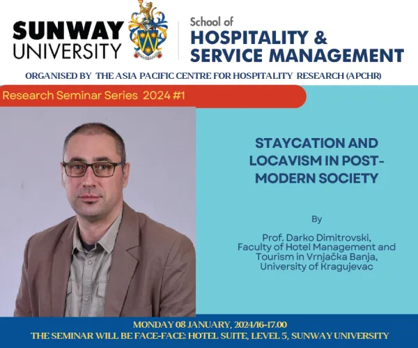Staycation and Locavism in Post-Modern Society