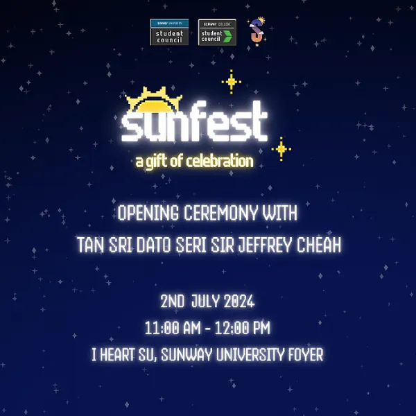 SunFest Opening Ceremony with Tan Sri Dato Seri Sir Dr Jeffrey Cheah