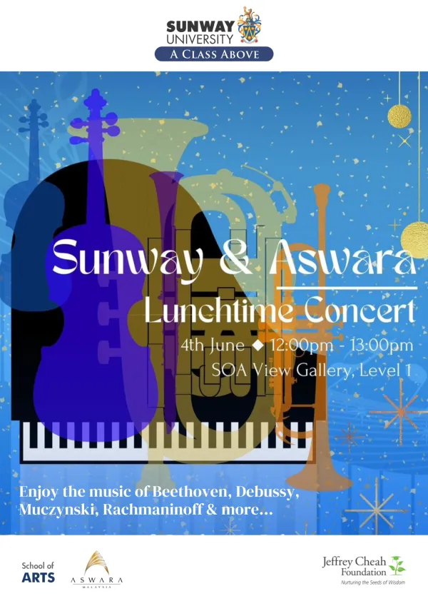 Lunchtime Concert - Sunway & ASWARA Music Collaboration