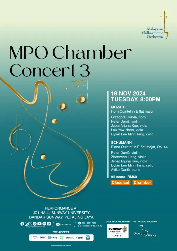 Malaysian Philharmonic Orchestra (MPO) Chamber Concert at Sunway University