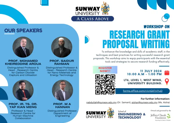 Workshop on Research Grant Proposal Writing