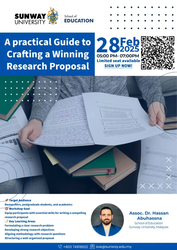 A Practical Guide to Crafting a Winning research Proposal