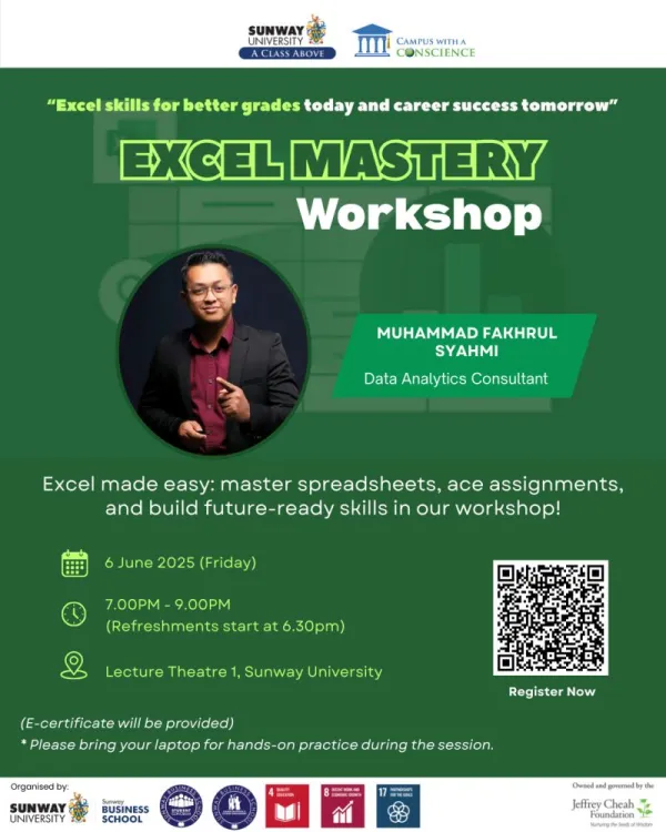 Excel Mastery Workshop: Enhance Your Analytical Skills with Industry Insights
