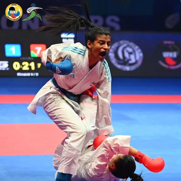 Flying the Jalur Gemilang High: Sunway Actuarial Science Student Shines at the 21st Asian Senior Karate Championship