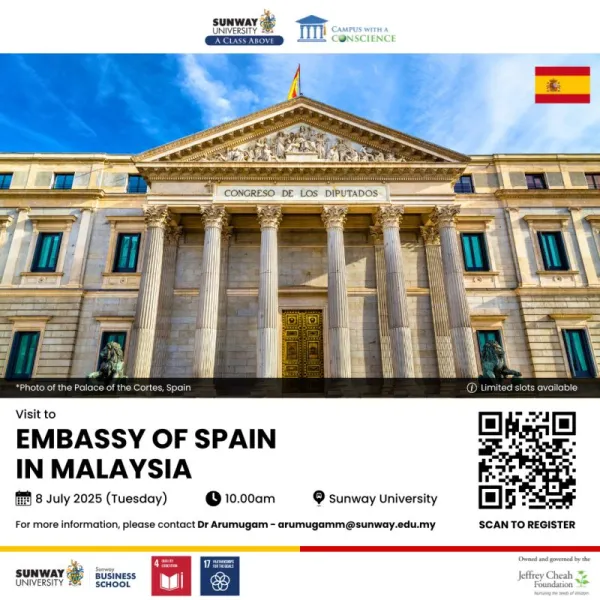 Sunway Business School Embassy Series: Embassy of Spain in Malaysia