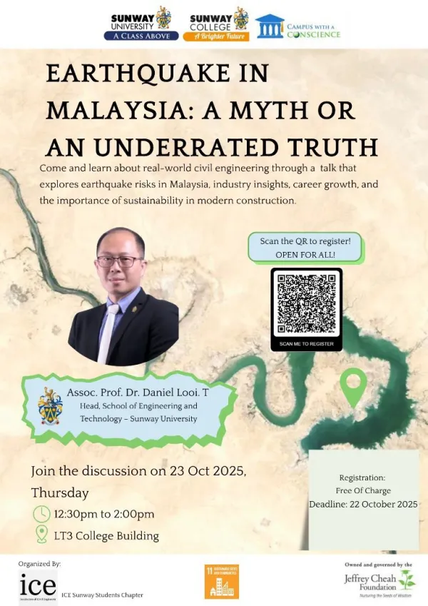 Earthquake in Malaysia: A Myth or an Underrated Truth?
