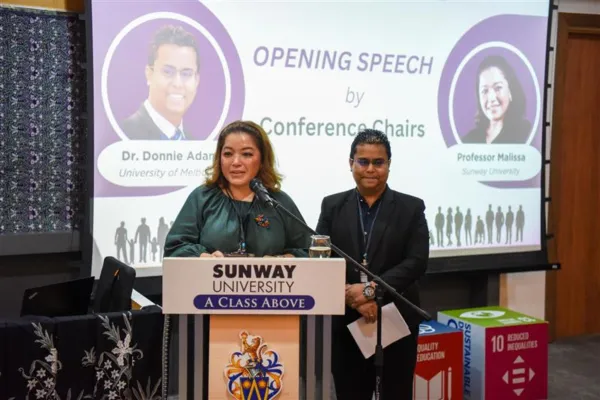 Opening speech by Prof Dr Malissa Maria Mahmud & Dr Donnie Adams, Conference Chairs