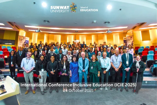 A group photo capturing the spirit of collaboration and unity — together, we champion inclusive education for all!