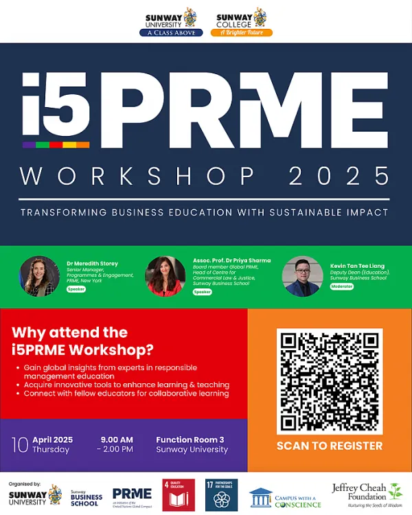 SBS: i5PRME Workshop: Transforming Business Education with Sustainable Impact