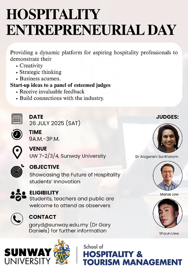 Hospitality Entrepreneurial Day 2025