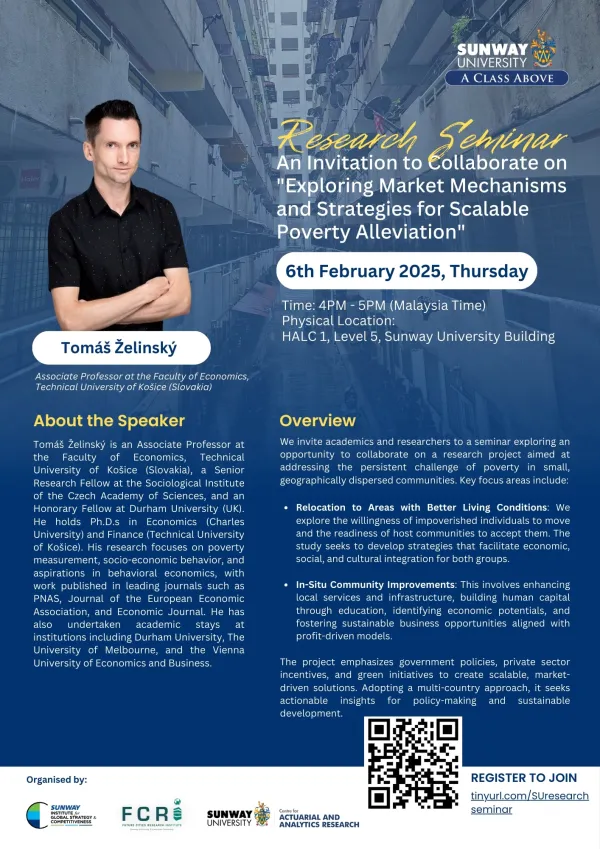 Research Seminar on Scalable Poverty Alleviation