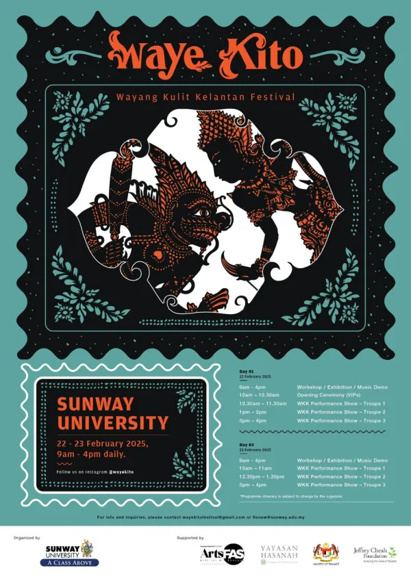 “Waye Kito” — Wayang Kulit Festival