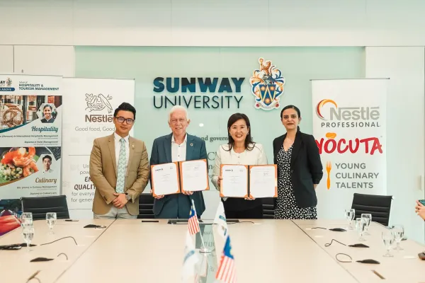 Sunway University x Nestlé Professional Malaysia: Memorandum of Understanding (MoU)