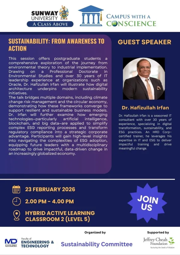 Sustainability: From Awareness to Action