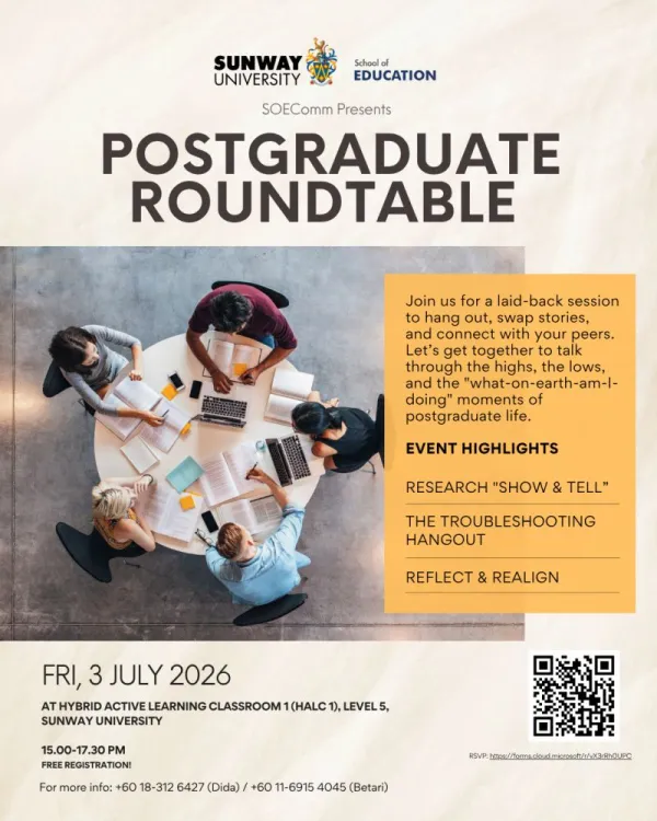 SOECOMM Postgraduate Roundtable Invitation