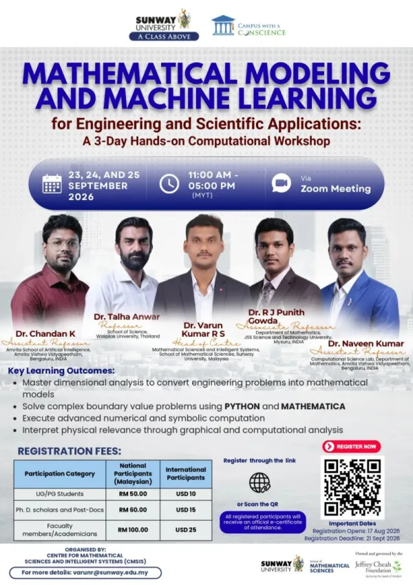 Mathematical Modeling and Machine Learning for Engineering and Scientific Applications