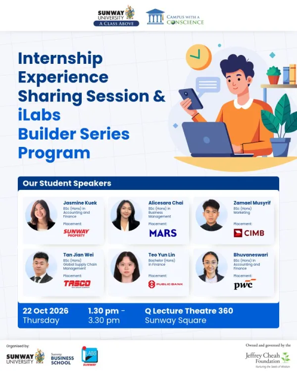 Internship Experience Sharing Session & iLabs Builder Series Program