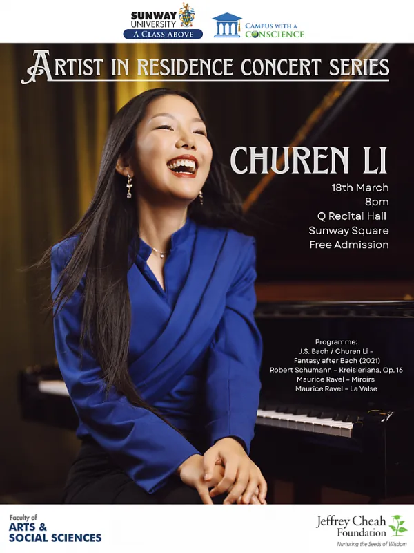 Artist In Residence Concert Series with Churen Li