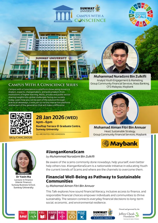 #JanganKenaScam and Financial Well-Being as Pathway to Sustainable Communities