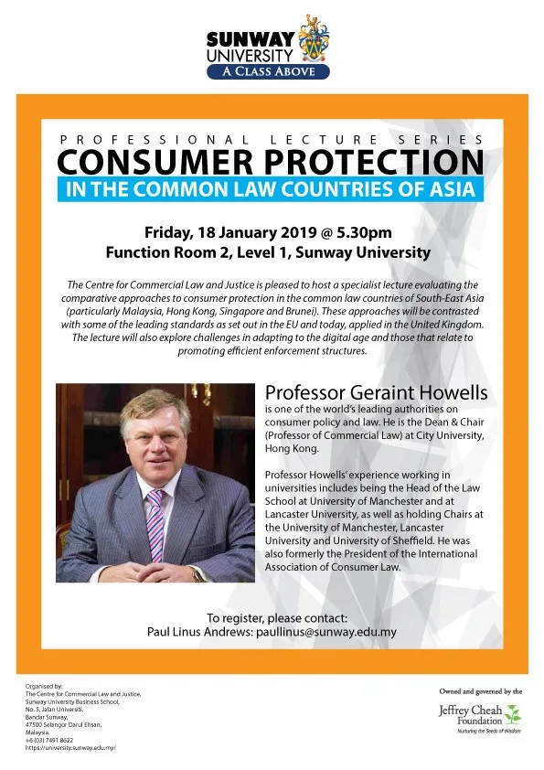Consumer Protection in the Common Law Countries of Asia