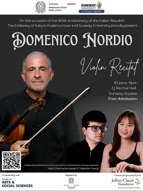 Domenico Nordio – Violin Recital