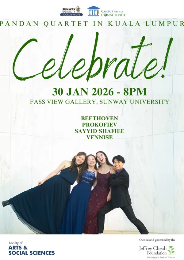 Celebrate! with Pandan Quartet from Oberlin Conservatory of Music
