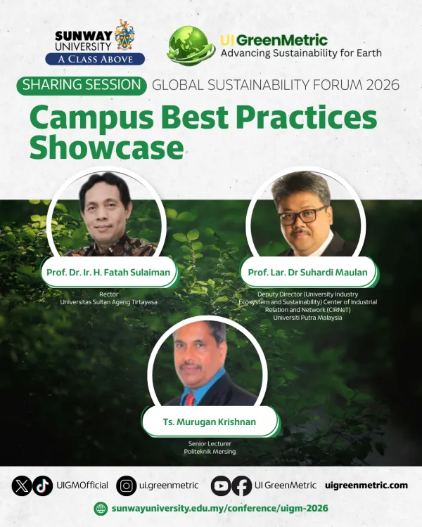 UI GreenMetric Global Sustainability Forum 2026